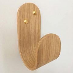 Shape Knage Messing Egetræ ByLine design