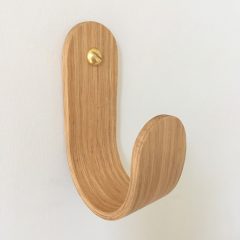 Shape Knage Messing Egetræ ByLine design