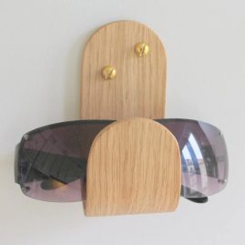 Knage Messing Egetræ ByLine design Solbriller