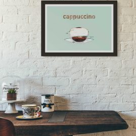 Plakat Cappucino Coffeeprints
