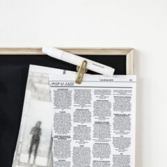 Magnetisk tavle i sort fra Monograph