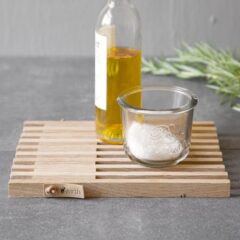 Table Frame bordskåner i sæbebehandlet egetræ fra by Wirth