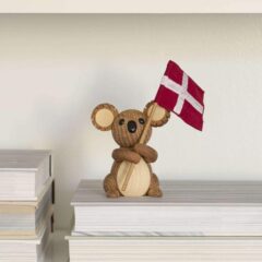 Koala Matilda med flag fra Spring Copenhagen